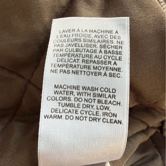 Garage Zip Front Twill Worker Jacket Brown NWT Size S - Picture 11 of 11